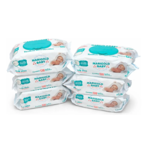 TOALHA UMEDECIDA BABY PREMIUM MARIGOLD 120UN