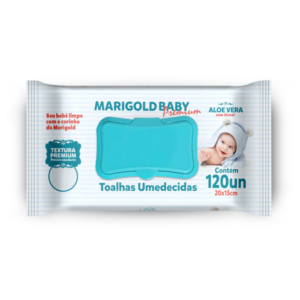 TOALHA UMEDECIDA BABY PREMIUM MARIGOLD 120UN