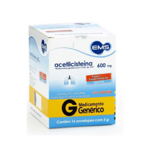 ACETILCISTEÍNA 600MG GRAN 16 ENV X 5G