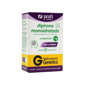 DIPIRONA MONOIDRATADA 1G CX 10 CP