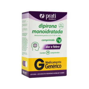 DIPIRONA MONOIDRATADA 1G CX 10 CP