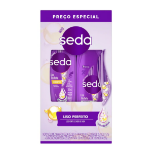 KIT SHAMPOO + CONDICIONADOR SEDA 300ML + 190ML