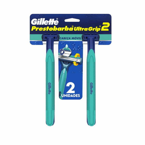 APARELHO DE BARBEAR PRESTOBARBA ULTRAGRIP MÓVEL 02 UND.
